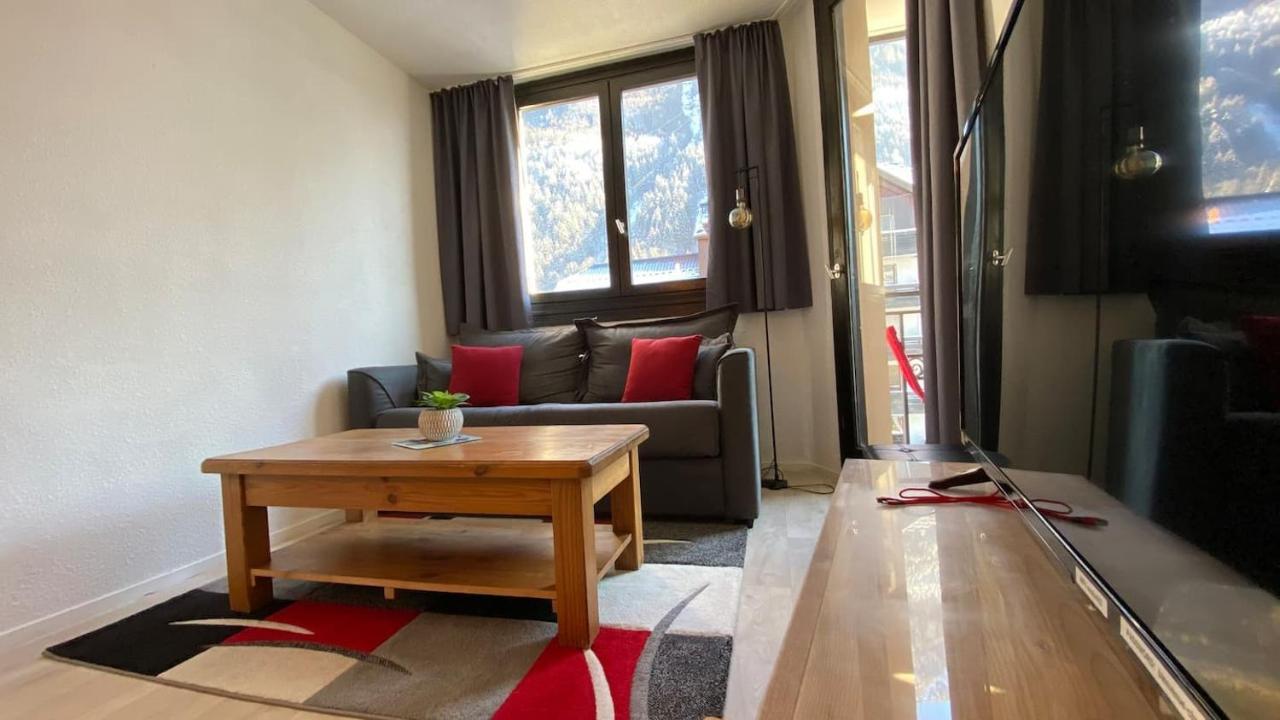 Chamois De Chamonix, Confortable 2 Pieces, Balcon, Parking Gratuit Exterior foto